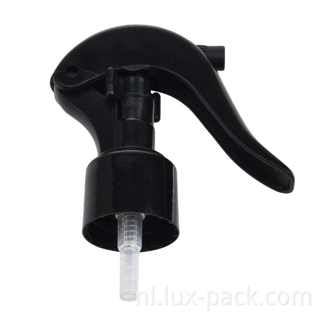 Bill 20/24/28/410 100 ml Huishoudelijke plastic pompkop Mini Trigger Spray Black voor fles